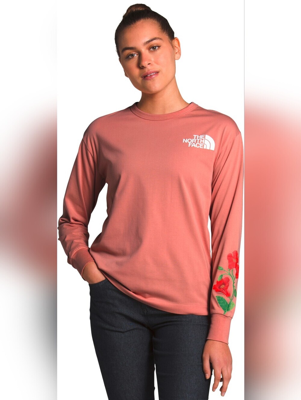 The North Face Women's Long Sleeve Himalayan Bottle Source Tee, Size XXL